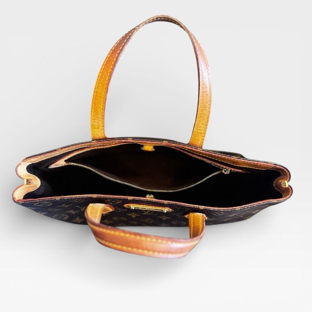 Vtg Louis Vuitton Wilshire PM Monogram Canvas Tote Bag Brown Y2K Preowned - Picture 14 of 16